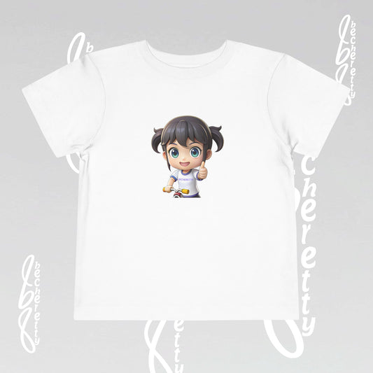 Toddler T-Shirt Cute Graphic Character Becheretty - Playful Toddler Wear - Summer Top