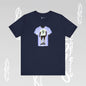 Soccer T-shirt Number 9 - Graphic Becheretty - Wearable Art Tee - Soccer Fans