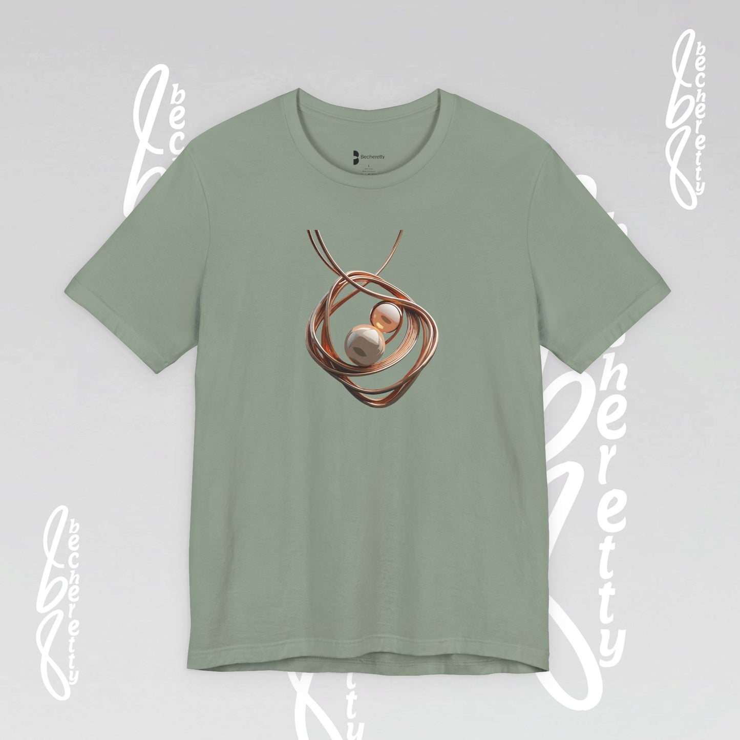 Art Lovers - Necklace t-Shirt Becheretty Casual Wear,  Everyday Fashion - Unique Style, Graphic T-Shirt