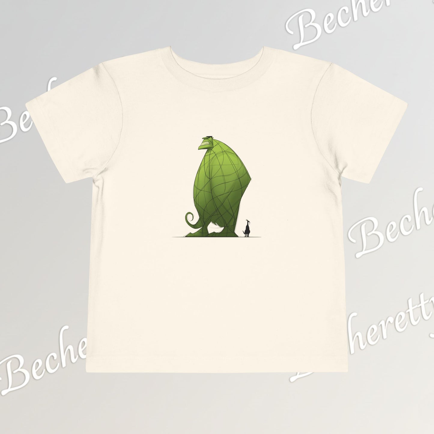 Gentle Giant & Tiny Friend Toddler Graphic Tee - Art Minimalist Becheretty