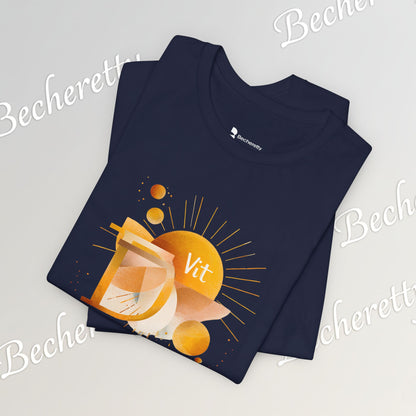 Golden Source Tee "Vit.D" A statement piece from Becheretty that symbolizes vitality, optimism, and inner shine.