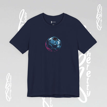 Artistic Soccer Ball T-Shirt - Becheretty Art Graphic - Active Lifestyle / Casual Wear
