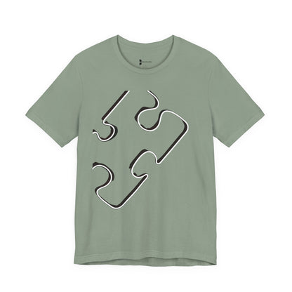 Autism Awareness Tee - Minimalistic graphic Becheretty - Unisex - Everyday Style