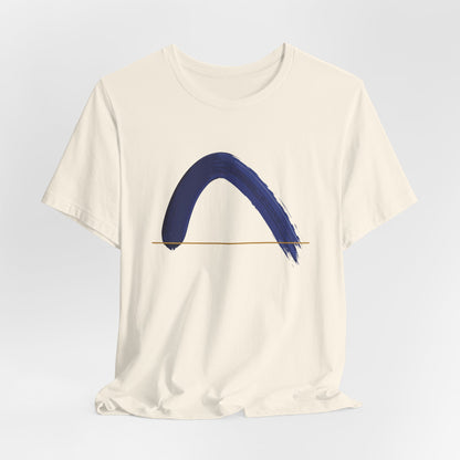 The Horizon Arc | Minimalist Brushstroke Tee - Art Graphic Becheretty - Exclusive series focused on clean, intentional art.