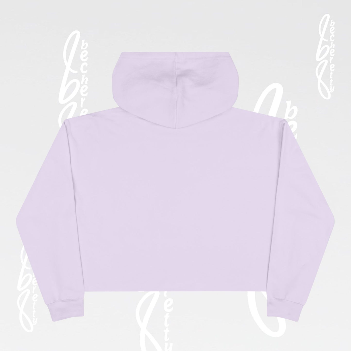 Artistic Necklace Graphic Crop Hoodie Becheretty - Minimal Fashion expression for Art Lovers