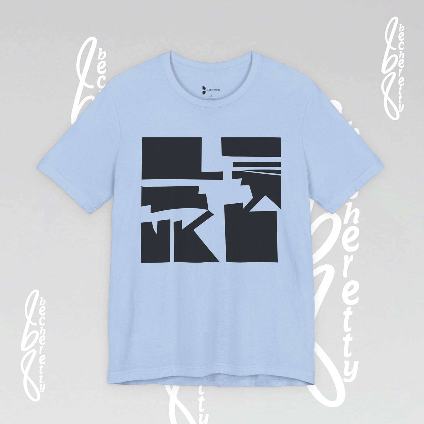Abstract Graphic Art T-Shirt - Becheretty - Casual Wear - Gift for Art Lovers - Modern Artwork Apparel