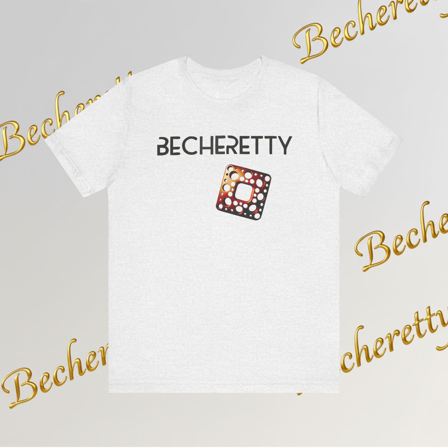 Stylish Minimalist Art Design Becheretty - Trendy short sleeve T-Shirt - Casual Wear - Gift for Him