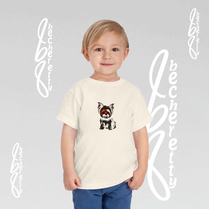 Yorkie - Graphic Tee "Becheretty" for Toddlers -  Perfect gift for the little ones