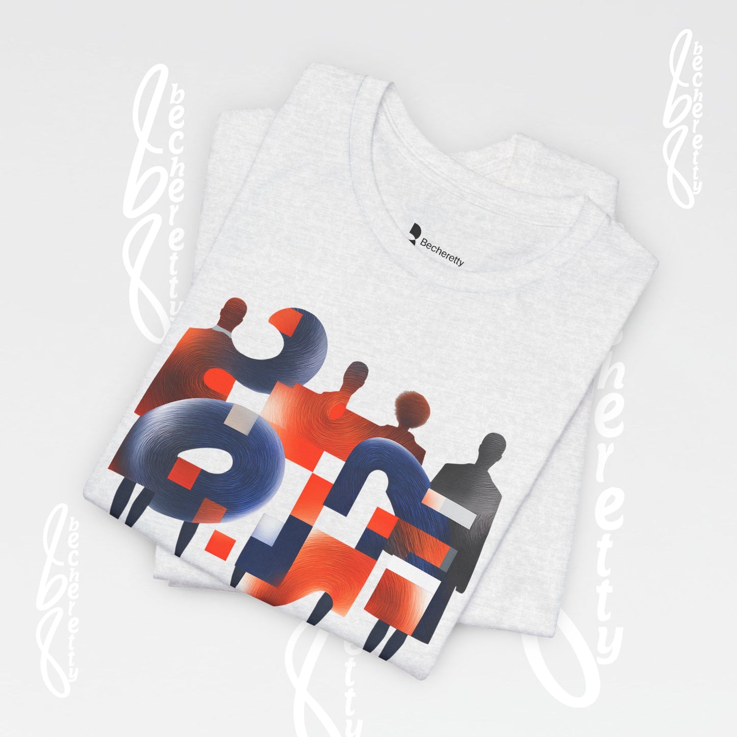 Abstract Graphic Tee Becheretty - Wear the Art - Become Part of the Composition