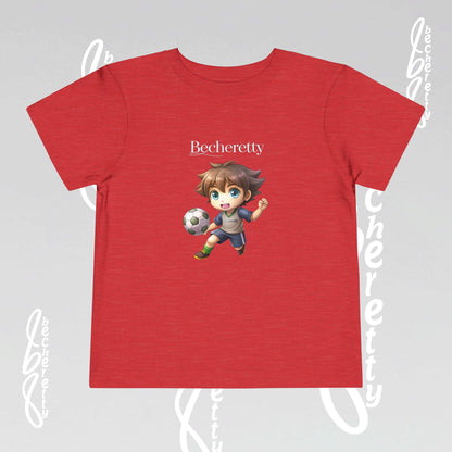 Toddler T'Shirt - Fun Graphic Becheretty - Perfect for Soccer Lovers - Kids Casual Wear