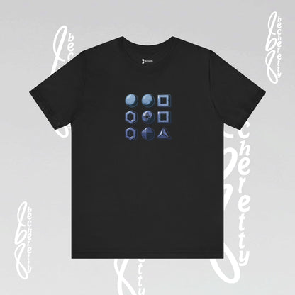 Graphic T-Shirt Becheretty - Short Sleeve, Unisex - Stylish Minimalist - Casual Wear