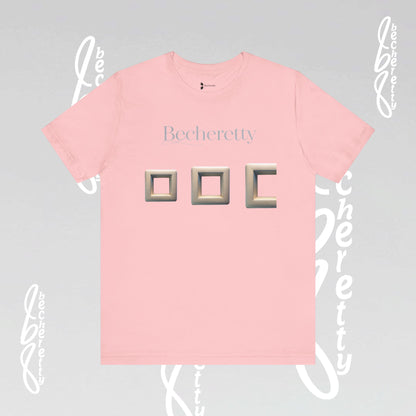 Modern Minimalist Graphic Tee - Becheretty - Artistic Everyday wear, Unique gift