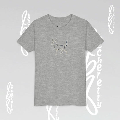 Youth T'Shirt - Graphic Chihuahua - Minimalist Art Becheretty