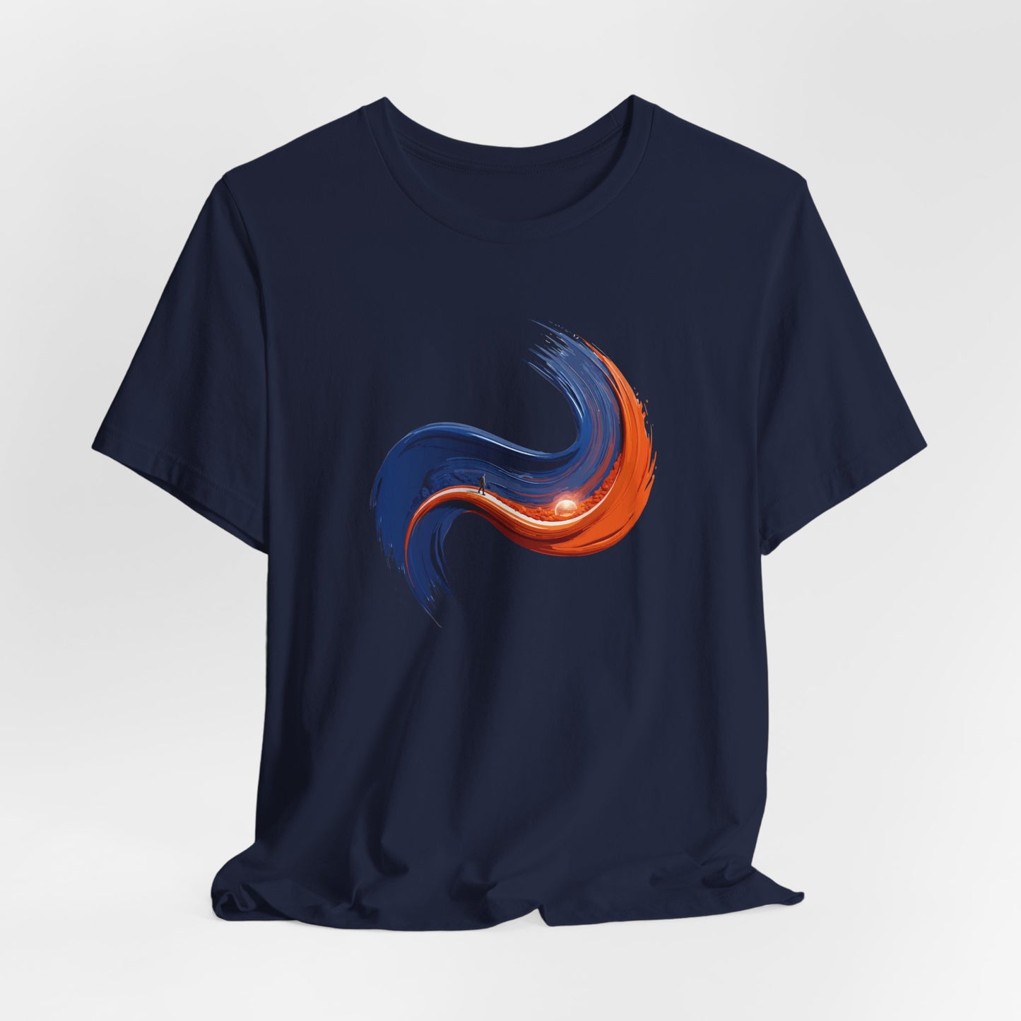 Graphic Abstract Colorful Brushstroke Tee - Art Minimalist Becheretty - Casual Wear - Authentic Apparel