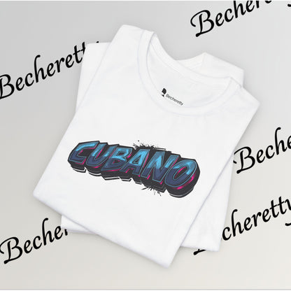 Graphic Tee "Cubano" Minimalist Art Graphic Becheretty - T-shirt that expresses confidence - Casual Wear