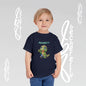 Toddler T-Shirt with a Cute Dino - Becheretty Playful Design Tee - Birthday Gift Idea