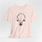 Art Graphic  Necklace "Mystic Orb" Minimalist Tee Becheretty - Wearable Art work - Unique design