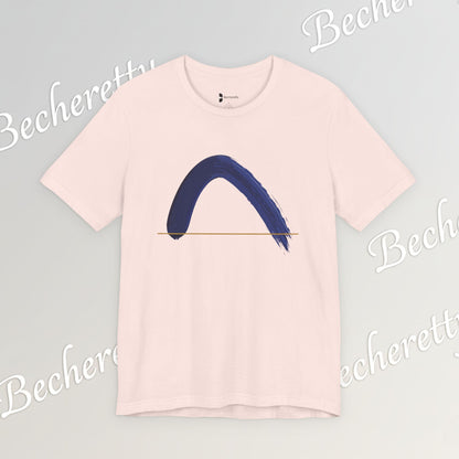 The Horizon Arc | Minimalist Brushstroke Tee - Art Graphic Becheretty - Exclusive series focused on clean, intentional art.