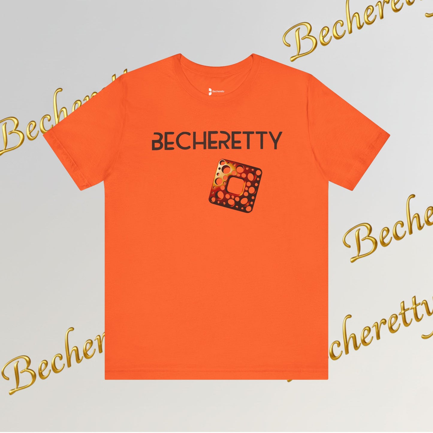 Stylish Minimalist Art Design Becheretty - Trendy short sleeve T-Shirt - Casual Wear - Gift for Him