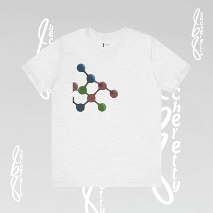 Autism Awareness T-Shirt "Molecule" Minimalist Graphic Becheretty - Style with a statement