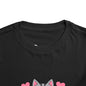 Adorable "Becheretty" Pink Bow Kitten Toddler Tee – Cute Gray Cat & Hearts Graphic T-Shirt for Girls