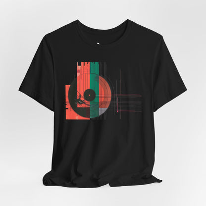 Minimalist Cubist Vinyl Tee - Art Graphic Becheretty - Spin your style in a new direction.