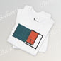 Minimalist Window Sunset T‑Shirt — Modern Geometric Home Vibe Tee - Art Graphic Becheretty