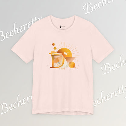 Golden Source Tee "Vit.D" A statement piece from Becheretty that symbolizes vitality, optimism, and inner shine.