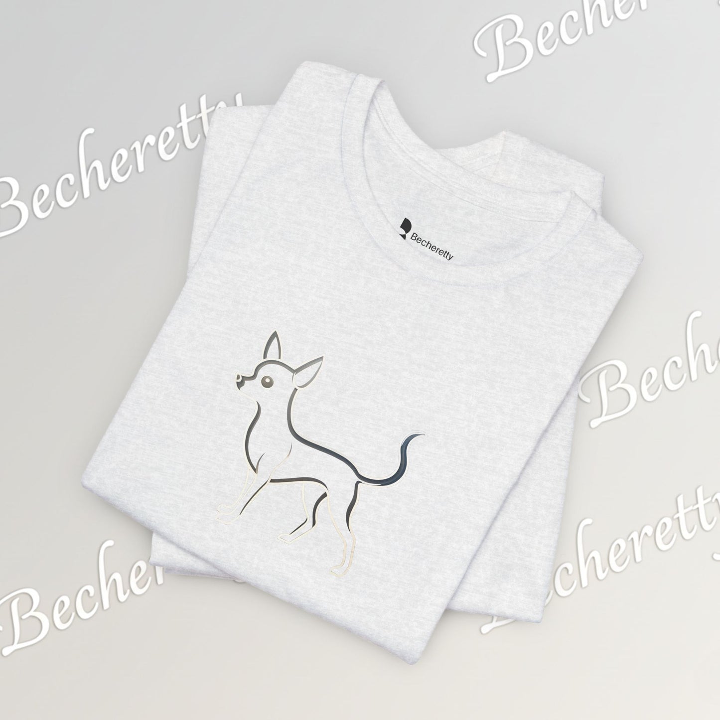The Minimalist Muse: Chihuahua Line Art Tee Becheretty - "dog lovers"— less is often much more.