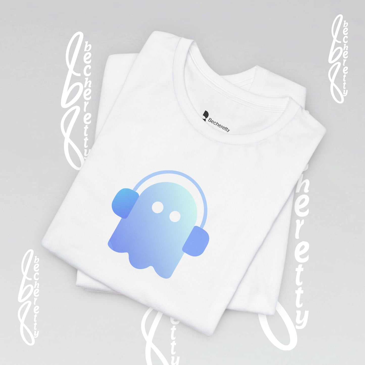 Pastel Gradient T-Shirt - Becheretty -  A statement of Art  Minimalist, and Elegance - Balance of Simplicity and Creative Expression.