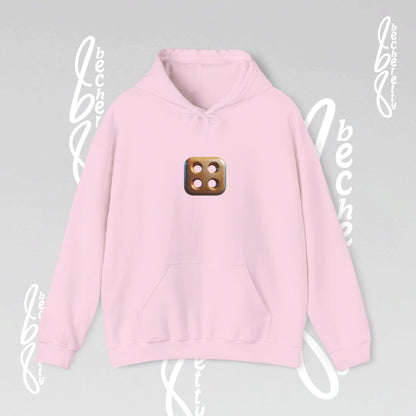 Graphic Unisex Hoodie Becheretty - Original Artistic Dice Design - Art Minimalist