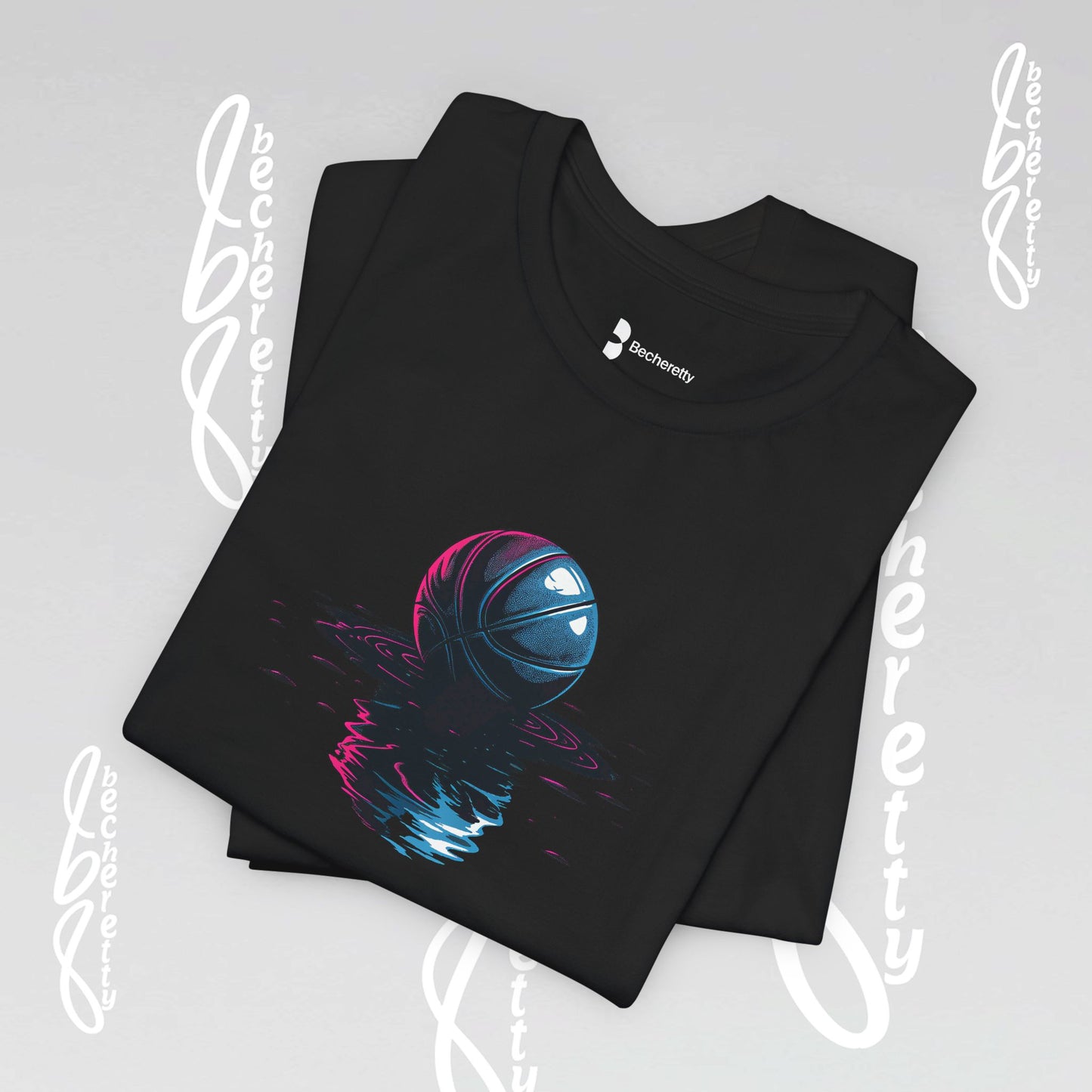 Basketball T-Shirt - Art Graphic Becheretty - Perfect gift for Basketball Lovers - Casual Wear
