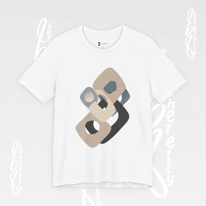 Flow Graphic Tee - Becheretty Minimalist Design - Perfect for art enthusiasts - Stylish Casual Wear