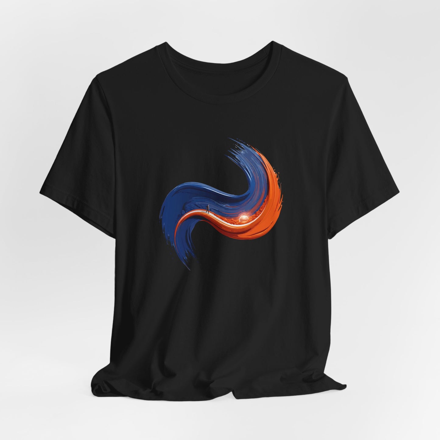 Graphic Abstract Colorful Brushstroke Tee - Art Minimalist Becheretty - Casual Wear - Authentic Apparel