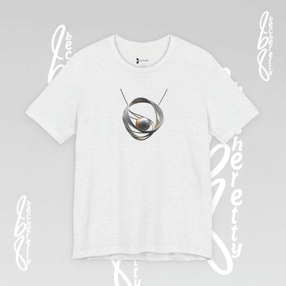 Modern Design "Necklace" Graphic T-Shirt Becheretty - Trendy Outfits, Casual Wear - Gift for Art Lovers - Unique Style