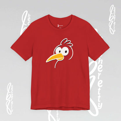Artistic Minimalist Graphic Becheretty T-shirt - Inspired by a child's drawing - Every Mind Can Fly - Celebrating Neurodiversity.