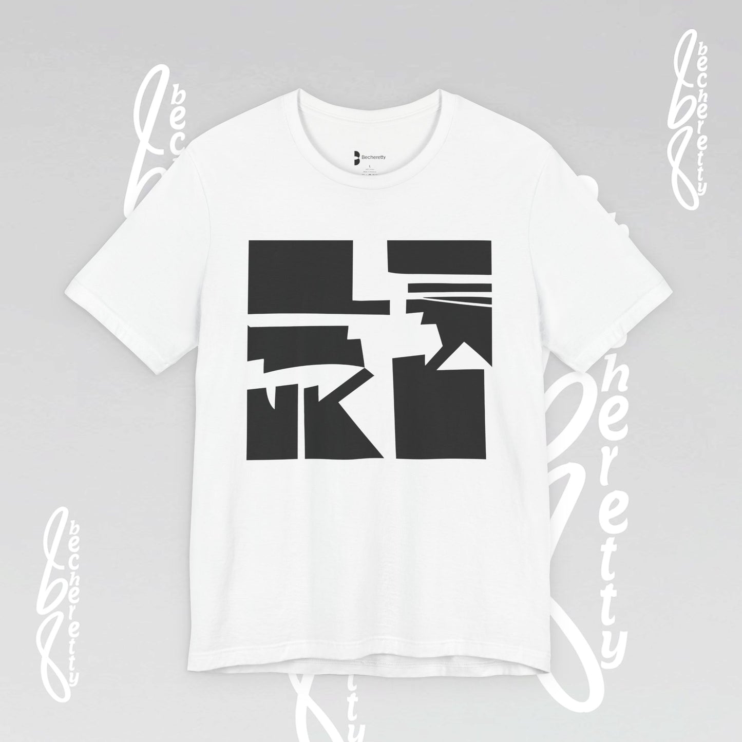 Abstract Graphic Art T-Shirt - Becheretty - Casual Wear - Gift for Art Lovers - Modern Artwork Apparel