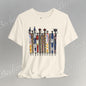 Ancestral Strides - Graphic Tee Becheretty - African tribal art style - Woven with history, worn with pride.