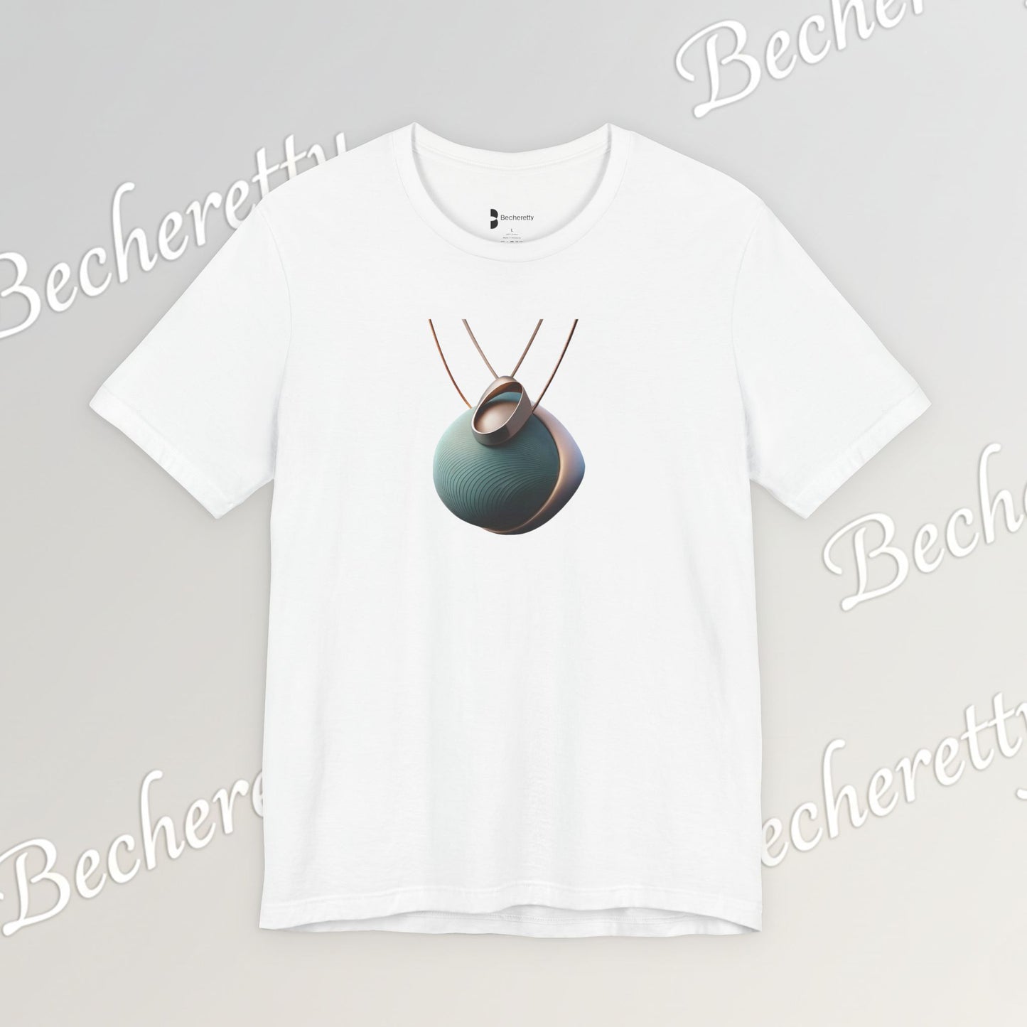 Abstract fruit Necklace - Graphic T-Shirt Becheretty - Perfect Women's Gift - Casual Wear - Style is Yours