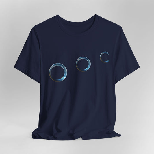 Moon Phase Tee — Minimal Lunar Circle T-Shirt - Art Graphic Becheretty - Everyday outfit