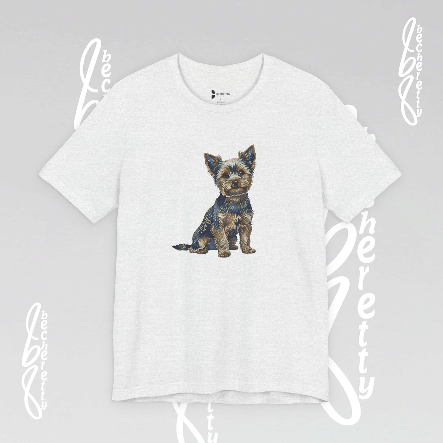 Yorkie T'Shirt - Art Graphic Becheretty - Perfect gift for Pets Lovers - Casual Wear
