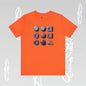Graphic "Abstract Geometrics" T-Shirt Becheretty - Short Sleeve - Art Minimalist - Casual Wear