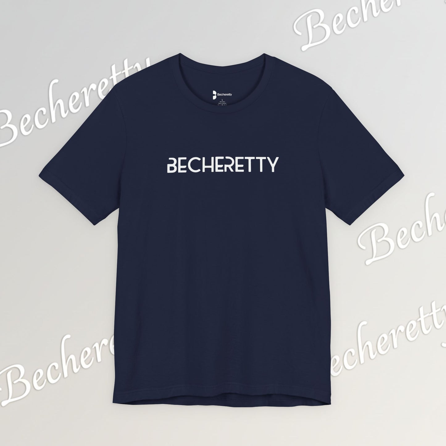 Short Sleeve Tee Becheretty  "Minimalist Design. Maximum Impact" Express Yourself. Casual Wear