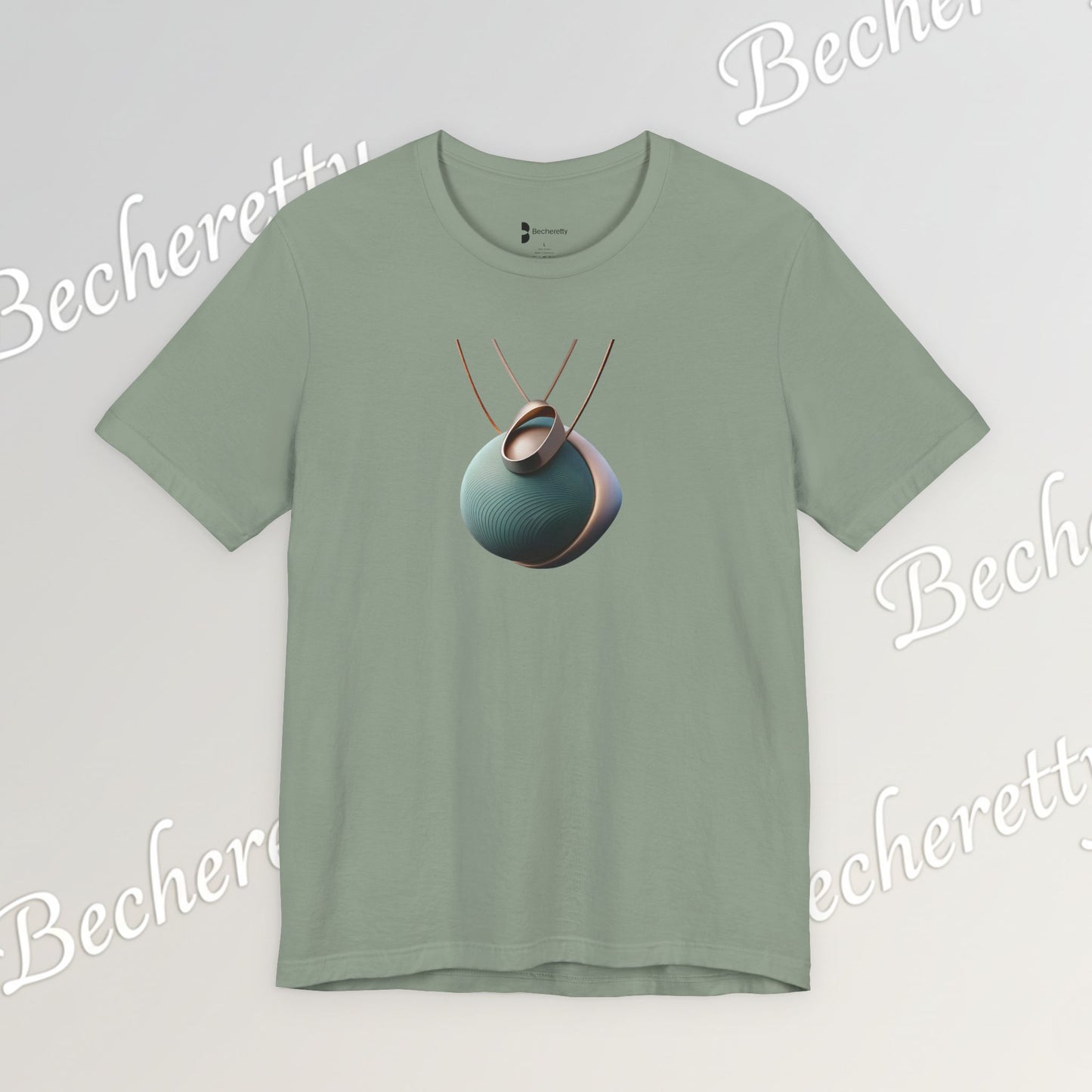 Abstract fruit Necklace - Graphic T-Shirt Becheretty - Perfect Women's Gift - Casual Wear - Style is Yours