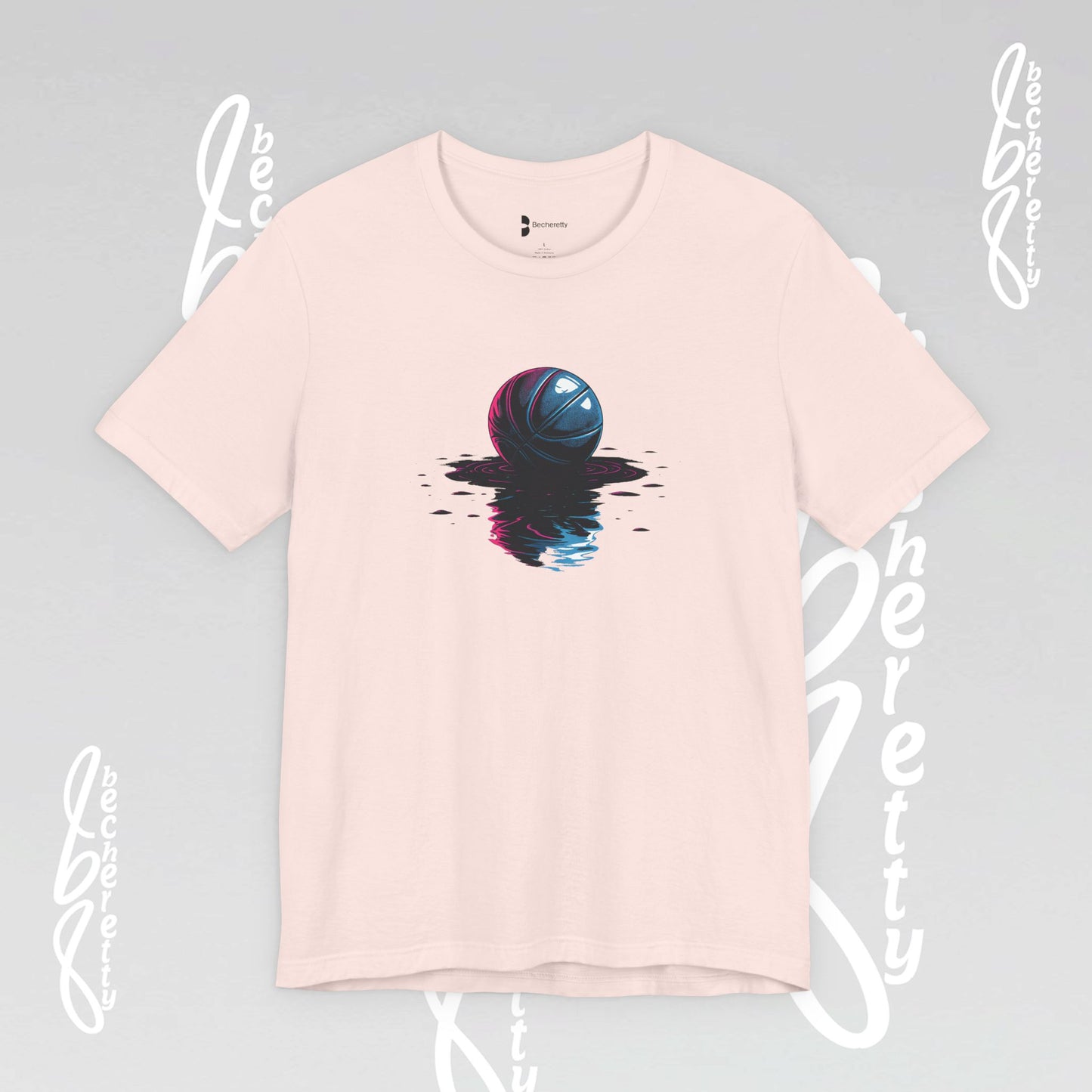 Basketball T-Shirt - Art Graphic Becheretty - Perfect gift for Basketball Lovers - Casual Wear