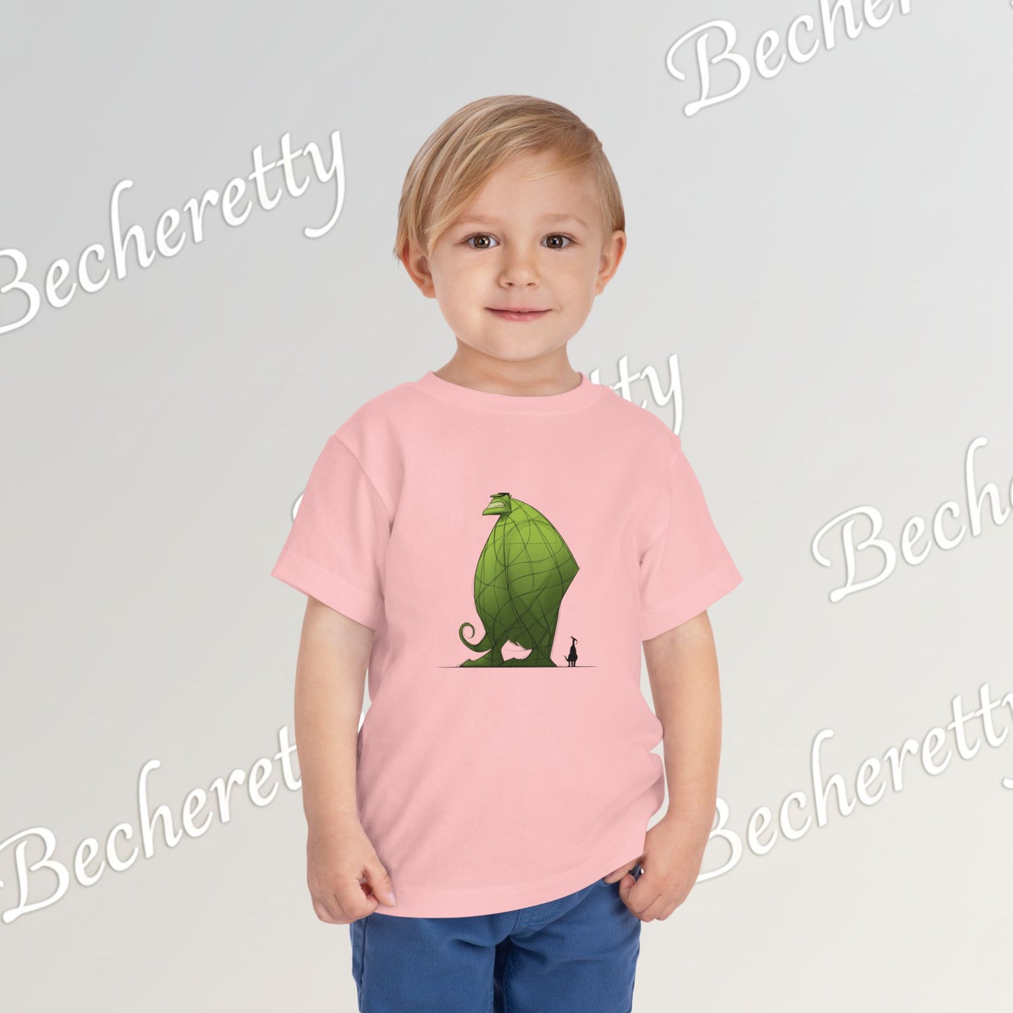 Gentle Giant & Tiny Friend Toddler Graphic Tee - Art Minimalist Becheretty
