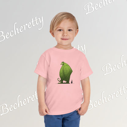 Gentle Giant & Tiny Friend Toddler Graphic Tee - Art Minimalist Becheretty