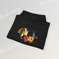Geometric Fish Hoodie - Minimalist Graphic Becheretty, blending abstract geometric shapes