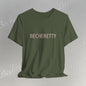 Minimalist Logo Tee Becheretty - Short Sleeve- Casual Style, Unisex - Relaxed Fit Top - Everyday wear