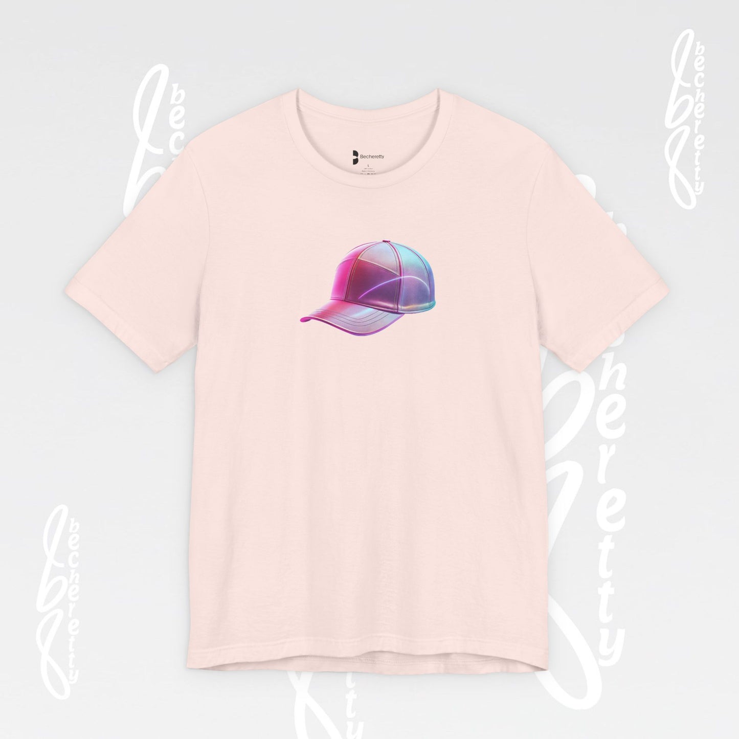 Graphic Tee - Colorful Cap Artistic Design Becheretty - Fun and Vibrant Vibe - Casual Wear